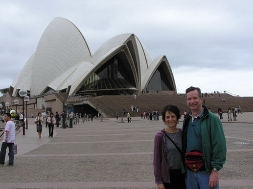 Pat and Lauren down under