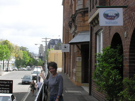 Our B&B near the Sydney Harbour Bridge